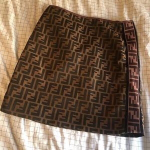 Fendi Baguette mini Skirt